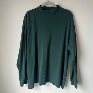 Vintage Woolrich Mock Neck Long sleeve